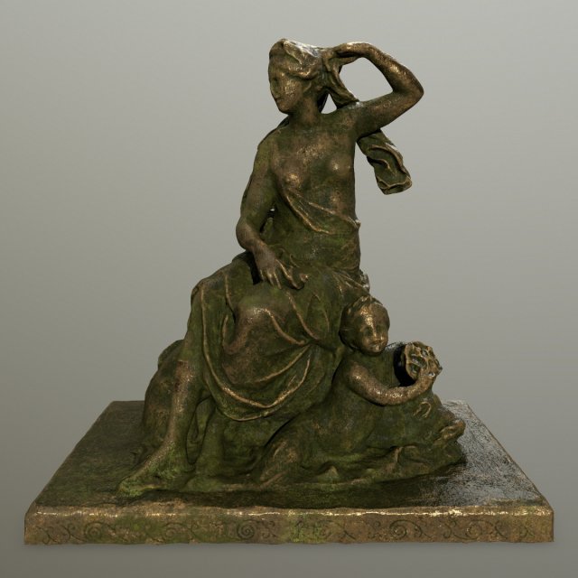 statue 3D 模型 .c4d .max .obj .3ds .fbx .stl .blend 