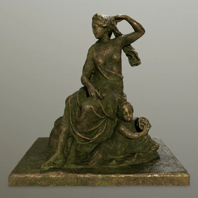 statue 3D Model .c4d .max .obj .3ds .fbx .stl .blend 