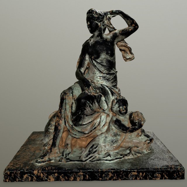 statue 3D Model .c4d .max .obj .3ds .fbx .stl .blend 