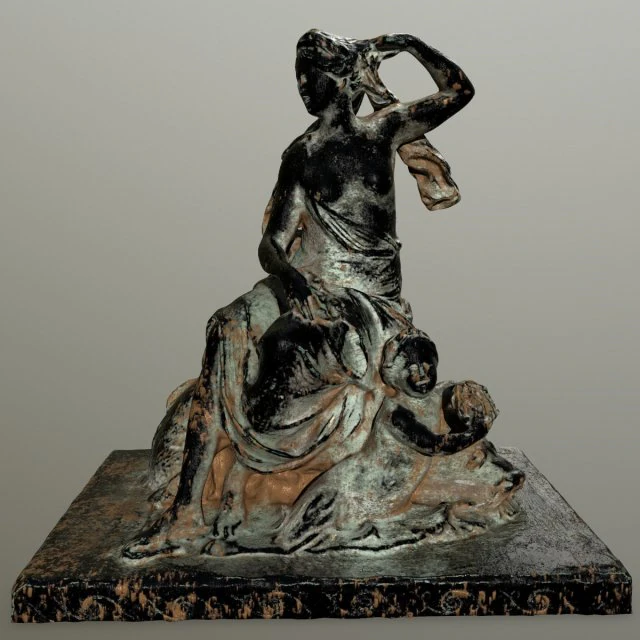 statue 3D Model .c4d .max .obj .3ds .fbx .stl .blend