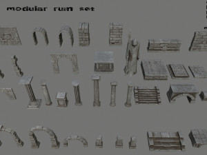 old ruin 3D Модель