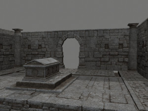 old ruin 3D-Modell