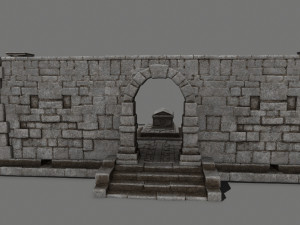 old ruin 3D-Modell