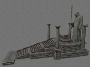 old ruin 3D-Modell
