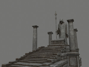 old ruin 3D-Modell