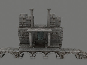 old ruin 3D-Modell
