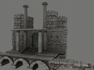 old ruin 3D-Modell