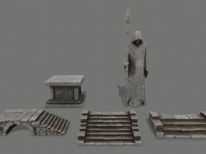 old ruin 3D-Modell