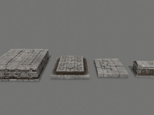 old ruin 3D-Modell