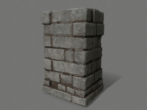 old ruin 3D-Modell