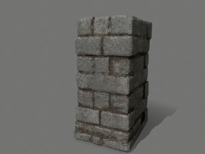 old ruin 3D-Modell