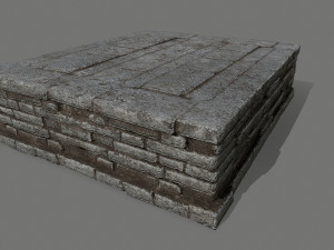old ruin 3D-Modell