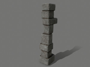 old ruin 3D-Modell