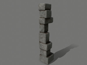 old ruin 3D-Modell