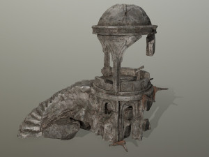 old temple 3D-Modell