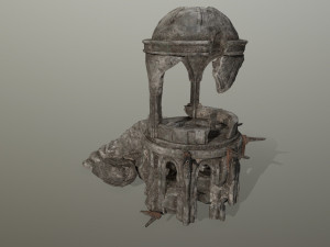 old temple 3D Modell
