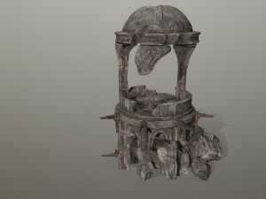 old temple 3D Modell