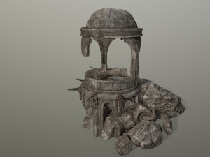old temple 3D Modell
