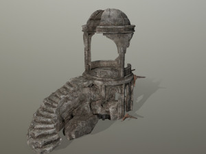 old temple 3D Modell