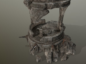 old temple 3D Modell
