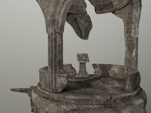 old temple 3D Modell