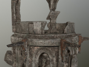 old temple 3D Modell