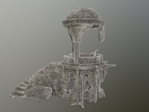 old temple 3D Modell