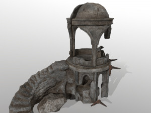 oldtemple Modello 3D
