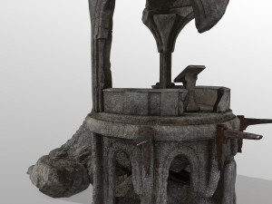 oldtemple Modello 3D