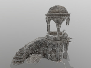 oldtemple Modello 3D
