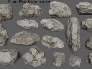 rocks 3D मॉडल