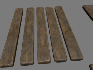 woods and ropes 3D Model