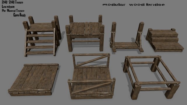 woodbridge1 3D Модель .c4d .max .obj .3ds .fbx .stl .blend 
