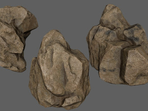 desert rocks 3D Model