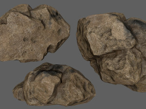 desert rocks 3D Model