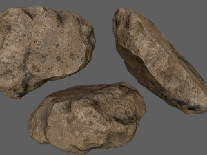 desert rocks 3D Model