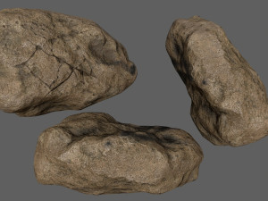 desert rocks 3D Model