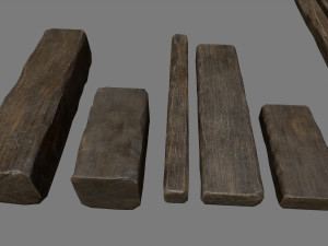 woods and ropes 3D Model