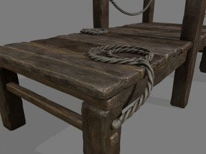 wooden pier 3D Model