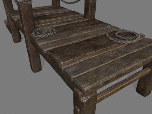 wooden pier 3D Model