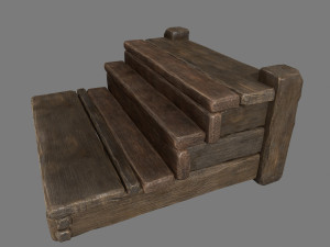 wood bridge 3D Model