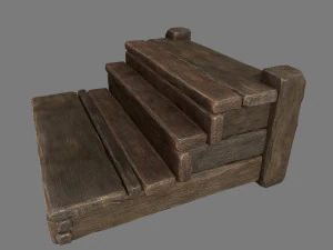 wood bridge 3D Model