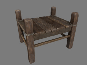 wood bridge 3D Model