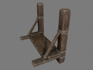 wood bridge 3D Model