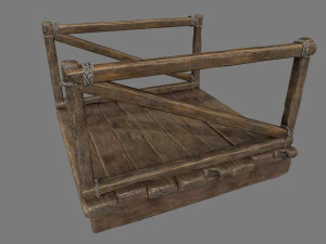 wood bridge 3D Model