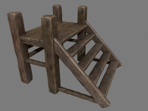 wood bridge 3D Model