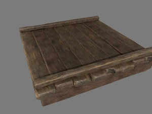 wood bridge 3D Model