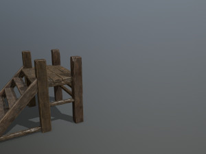 wood bridge 3D Model