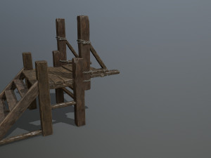 wood bridge 3D Model