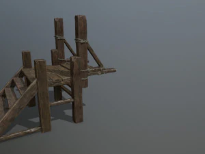 wood bridge 3D Model